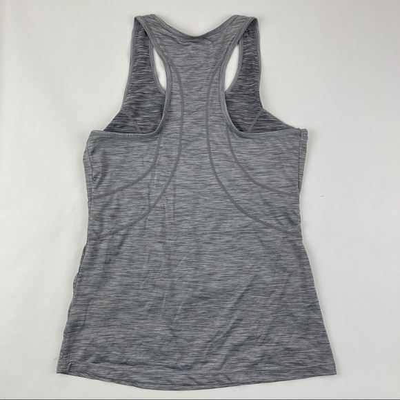 Reebok Tank Top Womens Small Gray Racerback Space Print - Picture 5 of 7